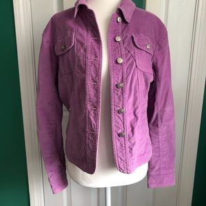 purple velvet jacket Live a Little PM